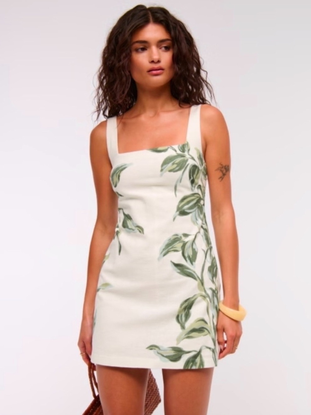 NWT Abercrombie & Fitch Scarlett Squareneck Linen-Blend Skort - XL PETITE